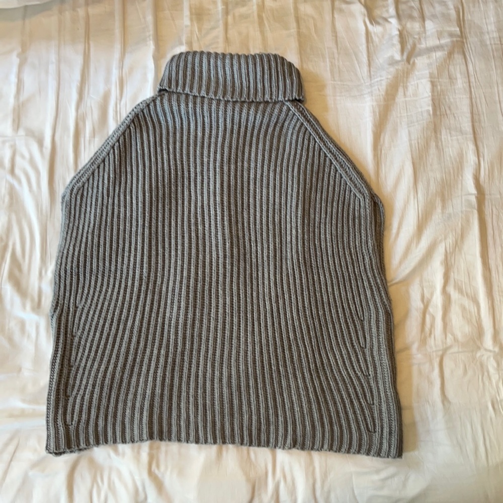 Carolina Herrera CH grey turtleneck -merino wool